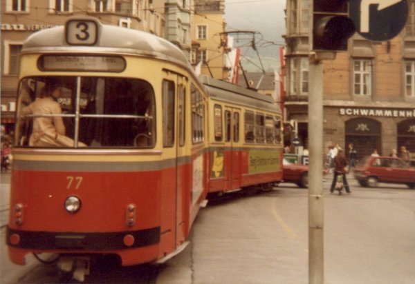 Innsbrucker Strassenbahn nr. 77