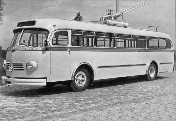 Mercedes Benz Trolleybus (Arkivfoto)
