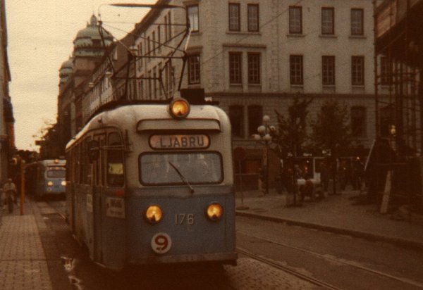 Oslo Sporveier nr. 176 som Cafevogn